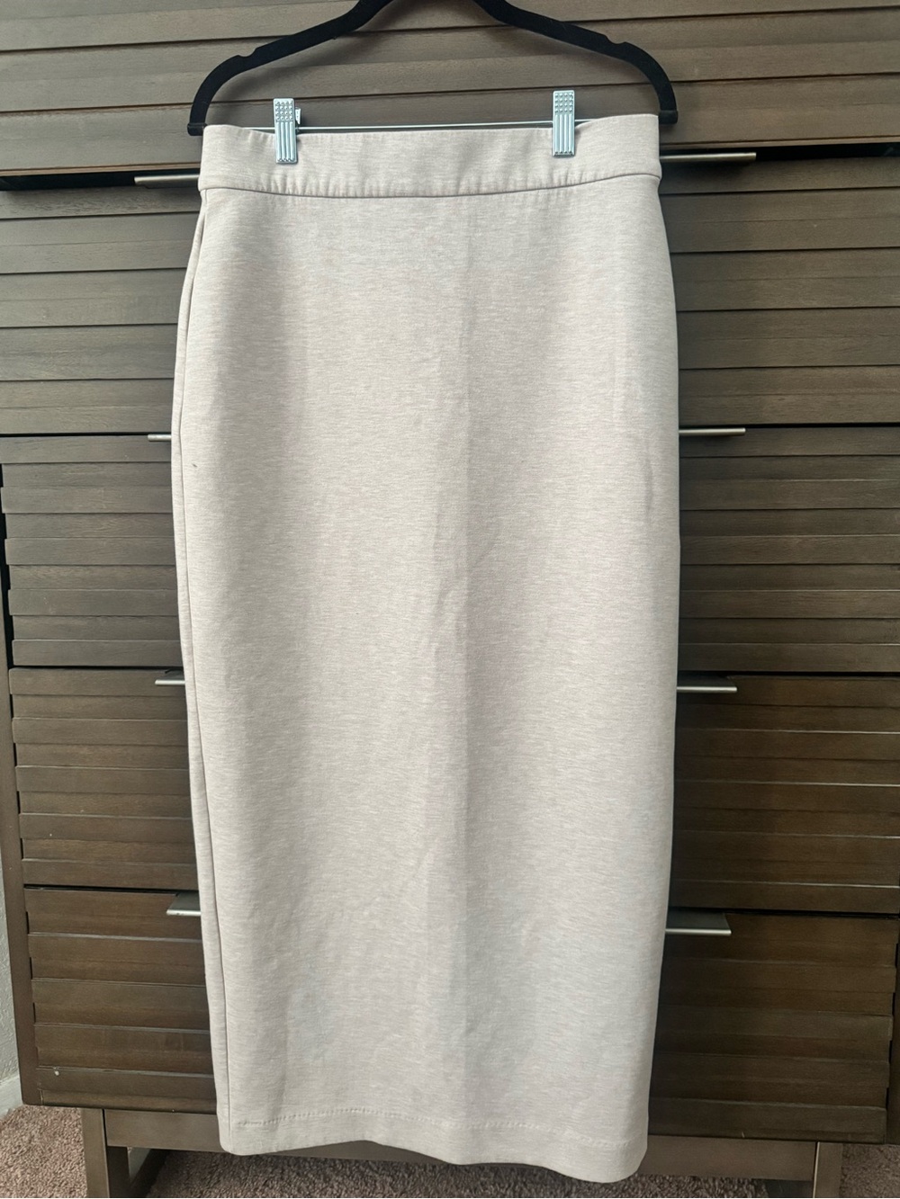 Express Classic Beige Pencil Skirt